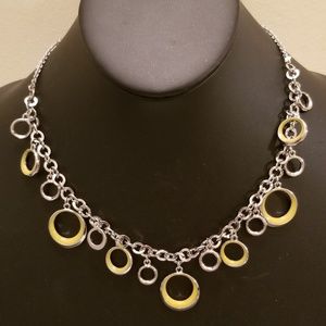 Circle Yellow Necklace Set